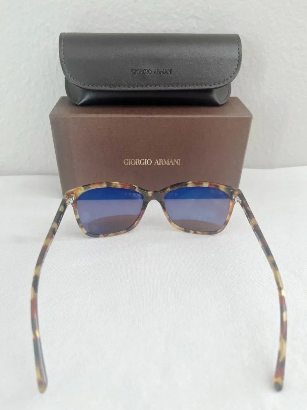 GIORGIO ARMANI AR8059 5412/53 57MM SUNGLASSES Tortoise Frames